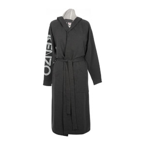 KENZO KLogo Bathrobe - Storm Grey