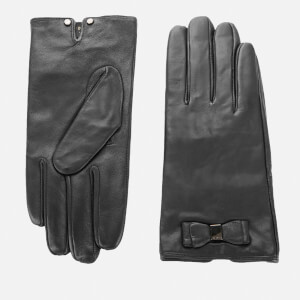 Ted Baker Women's Bblake Bow Gloves - Black
