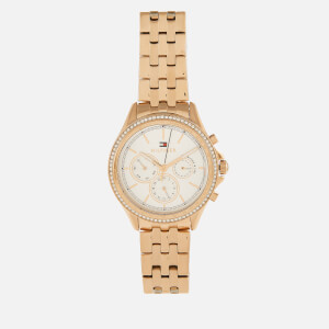 Tommy Hilfiger Women's Ari Metal Strap Watch - Rou SWH