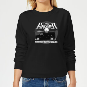 Marvel The Punisher Battle Van Women's Sweatshirt - Black