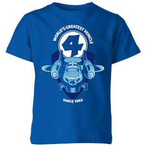 Marvel Fantastic Four Fantasticar Kids' T-Shirt - Royal Blue