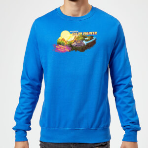 Marvel Black Panther The Royal Talon Fighter Wakanda Sweatshirt - Royal Blue