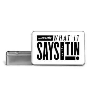 Exactly What It Says On The Tin! Metal Storage Tin