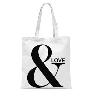 & Love Tote Bag - White