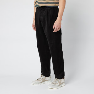 Oliver Spencer Men's Pleat Trousers - Penton Cord Black