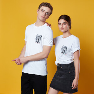 Vigilante Pocket Print T-Shirt - White