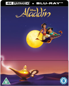 Exclusivité Zavvi: Steelbook Aladdin (Dessin Animé) – 4K Ultra HD (Blu-ray 2D Inclus)