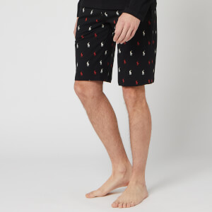 Polo Ralph Lauren Men's Slim Sleep Shorts - Polo Black AOP