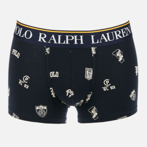 Polo Ralph Lauren Men's Print Single Trunks - Cruise Navy Collegiate Print