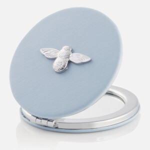 Olivia Burton Women's 3D Bee Compact Mirror - Chalk Blue/Silver