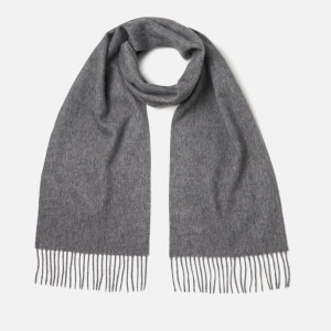 Barbour Women's Lambswool Woven Scarf - Mid Grey