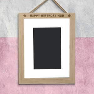 Happy Birthday Mum Portrait Frame