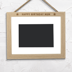 Happy Birthday Mum Landscape Frame