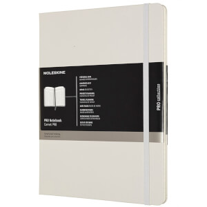 Moleskine Pro Hardcover XL Notebook - Pearl Grey