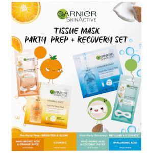 Garnier Tissue Mask Party Prep and Recovery Set