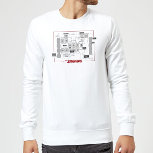 The Shining Floor Plan Sweatshirt - White