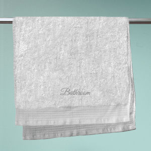 Bathroom Embroidered Hand Towel