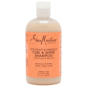 SheaMoisture Coconut & Hibiscus Curl and Shine Shampoo 384ml