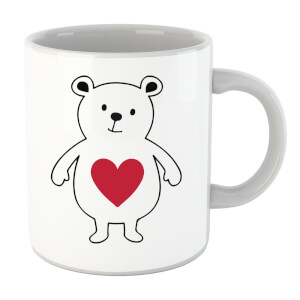 Love Heart Bear Mug