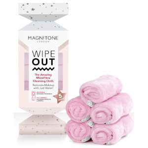 Magnitone WipeOut MicroFibre Cleansing Cloths Xmas Cracker (5 Pack)