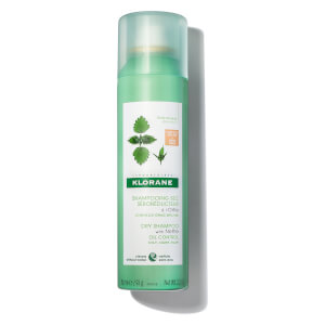 Klorane Dry Shampoo with Nettle with Natural Tint - Oil Control for Dark Hair 3.2 oz