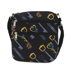 Loungefly Kingdom Hearts Keys AOP Nylon Passport Bag