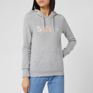 Superdry Women's Classic Rainbow Hoodie - Grey Marl