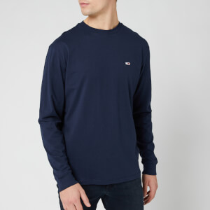 Tommy Jeans Men's Long Sleeve T-Shirt - Black Iris