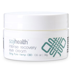 Soji Health Intense Recovery Eye Cream Pure Hemp CBD 15mg