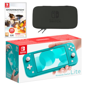 Nintendo Switch Lite (Turquoise) Overwatch Pack