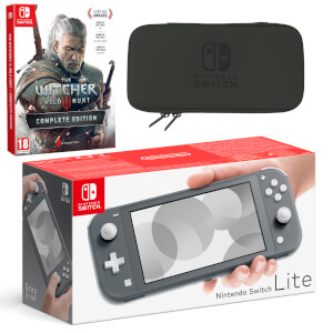 Nintendo Switch Lite (Grey) The Witcher 3: Wild Hunt Pack