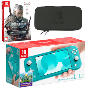 Nintendo Switch Lite (Turquoise) The Witcher 3: Wild Hunt Pack