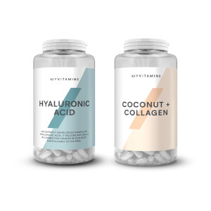 Kokosnuss & Kollagen und Hyaluronsäure-Tabletten