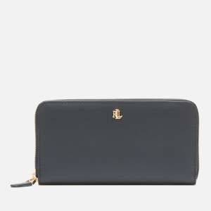 Lauren Ralph Lauren Women's Zip Large Continental Wallet - Black/Crimson