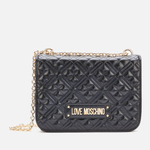 Love Moschino Women's Quilted Medium Shoulder Bag - Black