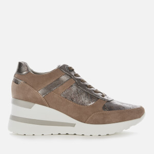 Dune Women's Elouera Wedged Trainers - Taupe