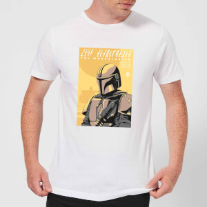 The Mandalorian Art Poster t-shirt - Wit
