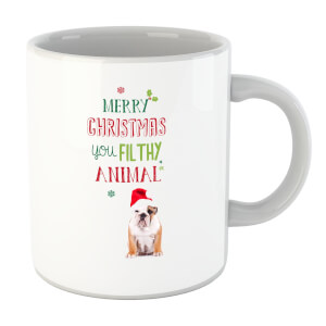 Merry Christmas bulldog Mug