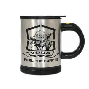 Funko Artículos Del Hogar - Star Wars - Taza Yoda 'Feel the Force' Auto Removedora.