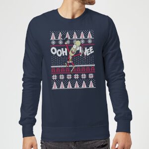 Rick and Morty Ooh Wee Christmas Sweatshirt - Navy