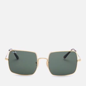 Ray-Ban Women's Square Frame Sunglasses - Gold