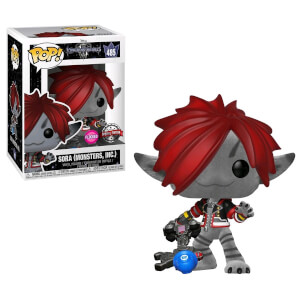 Disney Kingdom Hearts 3 Sora (Monster's Inc.) Flocked EXC Pop! Vinyl Figure