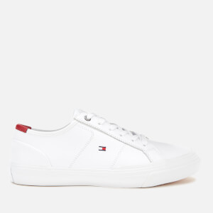 Tommy Hilfiger Men's Core Corporate Flag Low Top Trainers - White