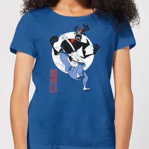 Samurai Jack Eternal Battle Women's T-Shirt - Royal Blue