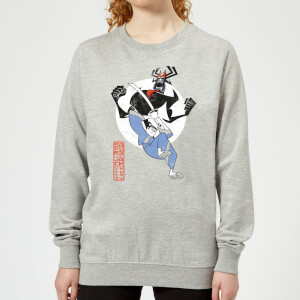 Samurai Jack Eternal Battle Women's Sweatshirt - Grey
