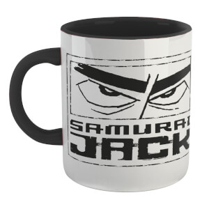 Samurai Jack Logo Mug - White/Black