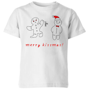 Merry Kissmas Kids' T-Shirt - White