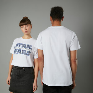 Camiseta The Rise of Skywalker Hyperspace - Unisex - Blanco