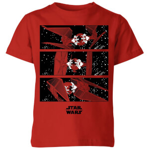 The Rise of Skywalker - T-shirt TIE Fighter - Rouge - Enfants