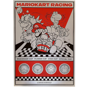 Zavvi Exclusive Mario Kart Screen Print